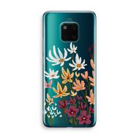 Painted wildflowers: Huawei Mate 20 Pro Transparant Hoesje