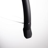 Eurofender Spatbordset 28" lampo 58 mm breed - mat zwart