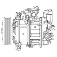 Delphi Diesel Airco compressor CS20504 - thumbnail