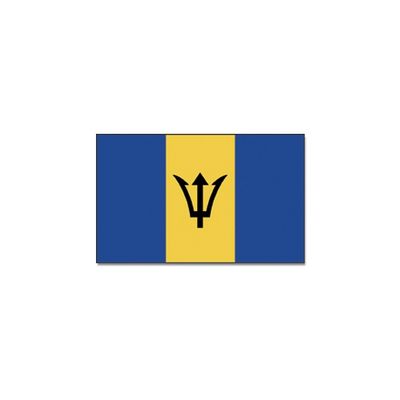 Vlag Barbados 90 x 150 feestartikelen