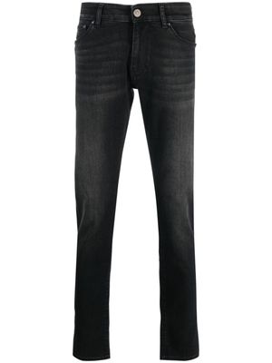PT Torino jean slim à effet délavé - Noir