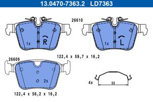 ATE Remblokset 13.0470-7363.2