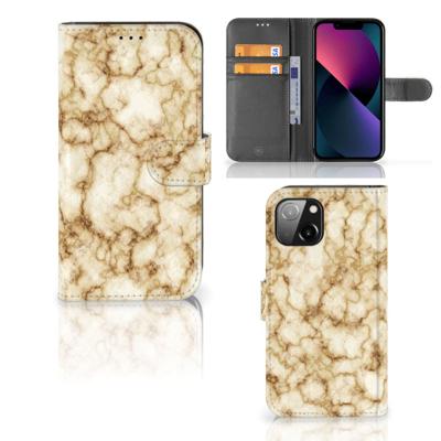 Apple iPhone 13 | Bookcase | Marmer Goud