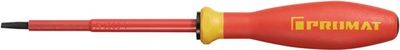 Promat Schroevendraaier | snedebreedte 4 mm | klinglengte 100 mm VDE geïsoleerd | m. maatindicatiesysteem - 4000828027 4000828027