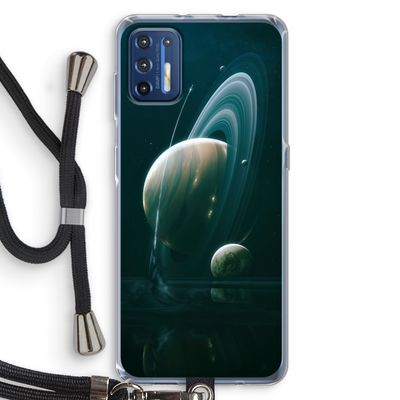 Mercurius: Motorola Moto G9 Plus Transparant Hoesje met koord