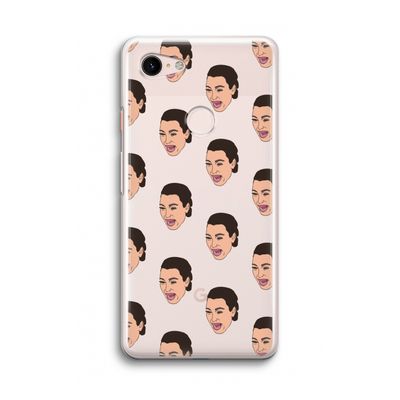 Ugly Cry Call: Google Pixel 3 Transparant Hoesje