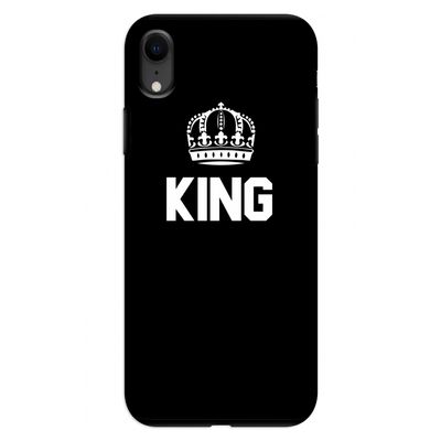 King zwart: iPhone XR Tough Case