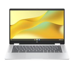 HP Chromebook x360 14b-cd0025nd Intel® N N200 35,6 cm (14") Touchscreen Full HD 8 GB LPDDR5-SDRAM 128 GB Flash Wi-Fi 6 (802.11ax) ChromeOS Zilver