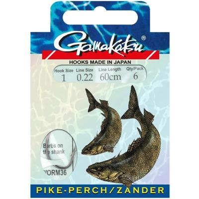 Gamakatsu Bks-Worm36 Zander #1-0.25MM 60CM