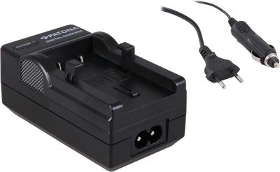 Olympus Li-10B / Li-12B, Sanyo DB-L10A/B lader incl. kabels (Patona)