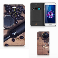 Huawei Y5 2 | Y6 Compact Flip Style Cover Wijn