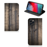 Apple iPhone 11 Pro Book Wallet Case Steigerhout - thumbnail