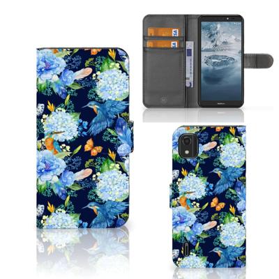Telefoonhoesje | Met pasjeshouder | voor Nokia C2 2nd Edition IJsvogel