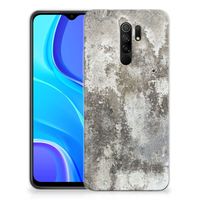 Xiaomi Redmi 9 TPU Siliconen Hoesje Beton Print