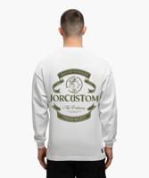Jorcustom Ribbon Longsleeve T-Shirt Heren Wit - Maat S - Kleur: Zwart | Soccerfanshop
