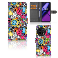 OnePlus 11 Wallet Case met Pasjes Punk Rock - thumbnail