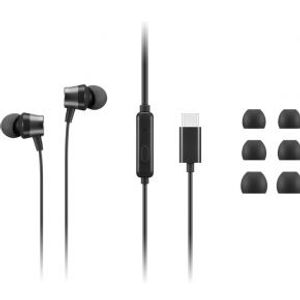 Lenovo 4XD1J77351 In-ear Bedraad Zwart USB-C