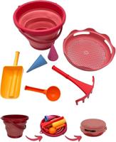 Compactoys 7 in 1 sand toys- Rood