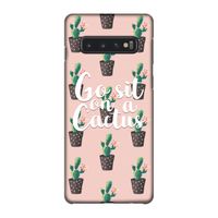 Cactus quote: Samsung Galaxy S10 4G Volledig Geprint Hoesje