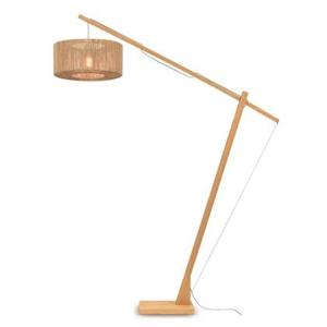 GOOD&MOJO Vloerlamp Iguazu - Bamboe|Jute - 165x50x207cm