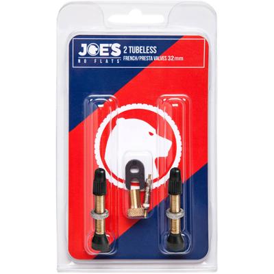 Joe&apos;s No Flats tubeless presta ventiel 32mm (2 stuks)