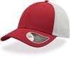 Atlantis AT669 Campus Cap - Red/White - One Size