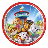 Globos Papieren bordjes fsc paw patrol rescue heroes, 8st.