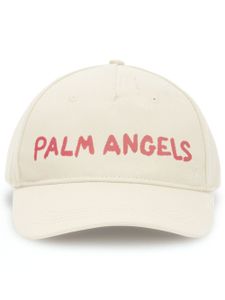 Palm Angels logo-print baseball cap - Blanc