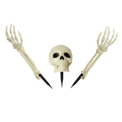 Halloween Decoraties Skelet 37 x 25 cm Wit