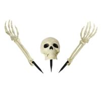 Halloween Decoraties Skelet 37 x 25 cm Wit