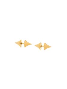 Shaun Leane Rose Thorne medium bar earrings - Métallisé