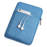Schokbestendig canvas + ruimte katoen + pluche beschermende tas voor iPad Air 10 5 inch 2019 (meer blauw)