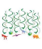 Swirl decorations dino