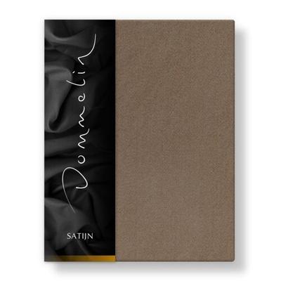 Dommelin Dommelin Laken Uni Satijn 300TC 574 Cappuccino 160x270 cm