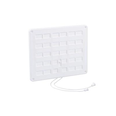 Nedco schuifrooster luxe 300 x 250 mm wit met koord