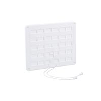 Nedco schuifrooster luxe 300 x 250 mm wit met koord