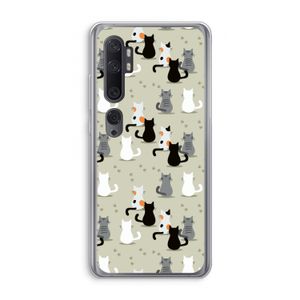 Katten: Xiaomi Mi Note 10 Transparant Hoesje