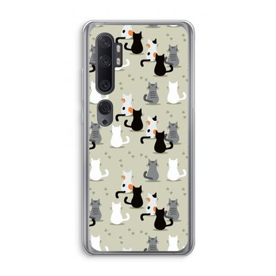 Katten: Xiaomi Mi Note 10 Transparant Hoesje