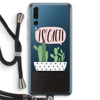 I love cacti: Huawei P20 Pro Transparant Hoesje met koord