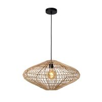 Lucide MAGALI Hanglamp - Licht hout - thumbnail