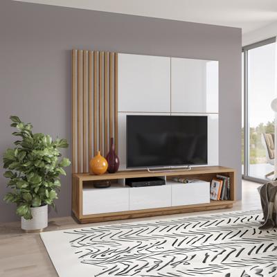 Home365 Wandcombinatie Celano - Wotan Eiken / Wit