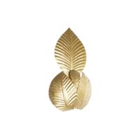 Muurlamp DKD Home Decor Gouden Metaal 220 V 50 W Blad van een plant (37 x 14 x 58 cm)