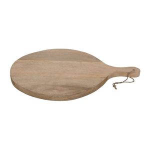 Borrelplank van mangohout - rond - 50x40 cm
