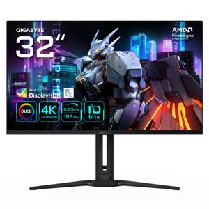 GIGABYTE AORUS FO32U EK computer monitor 80 cm (31.5") 3840 x 2160 Pixels 4K Ultra HD OLED Zwart