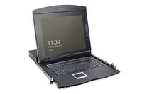 Digitus DS-72210-4GE rack console 43,2 cm (17 ) 1280 x 1024 Pixels Zwart 1U - thumbnail
