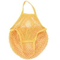 2 PC'S mesh boodschappentas herbruikbare string fruit opslag handtas Totes vrouwen winkelen mesh netto geweven tas winkel kruidenier tote tas (geel)