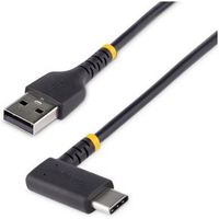 StarTech.com R2ACR-1M-USB-CABLE USB-kabel USB 2.0 USB A USB C Zwart - thumbnail