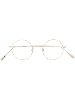 Epos lunettes de vue à monture ronde - Or