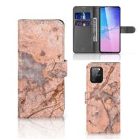 Samsung S10 Lite | Bookcase | Marmer Oranje