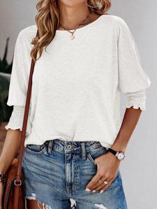 Loose Casual Crew Neck Shirt